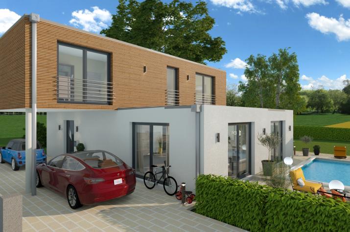 Casa Paris | Casa din lemn, zidarie sau containere